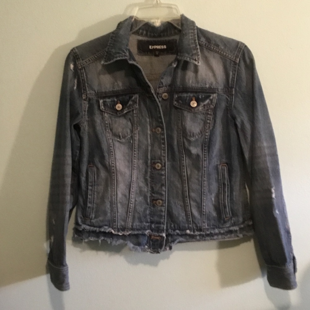 Express Women's Blue Denim Jacket